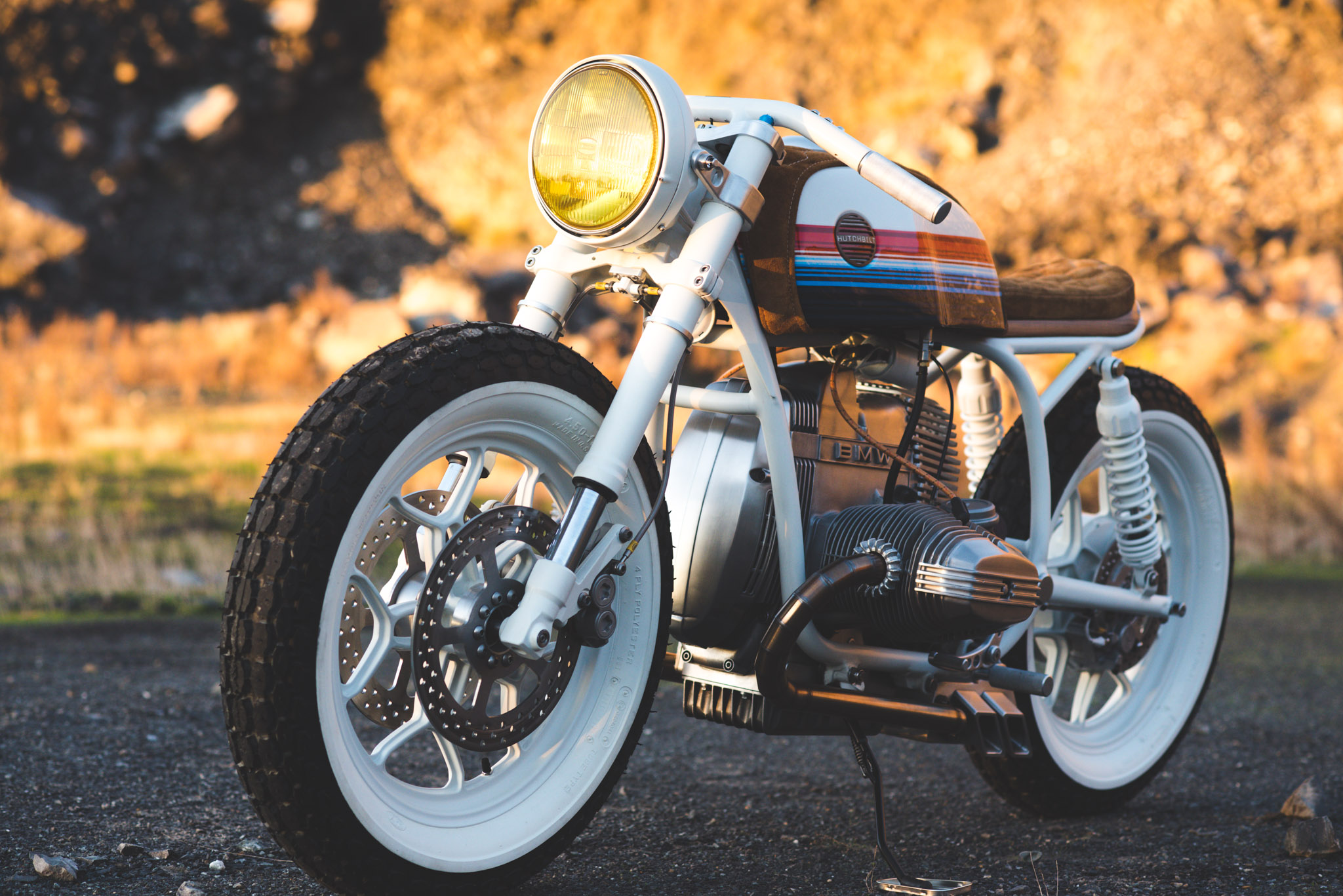 BMW R80 ‘Skyway’ Boardracer by Hutchbilt 