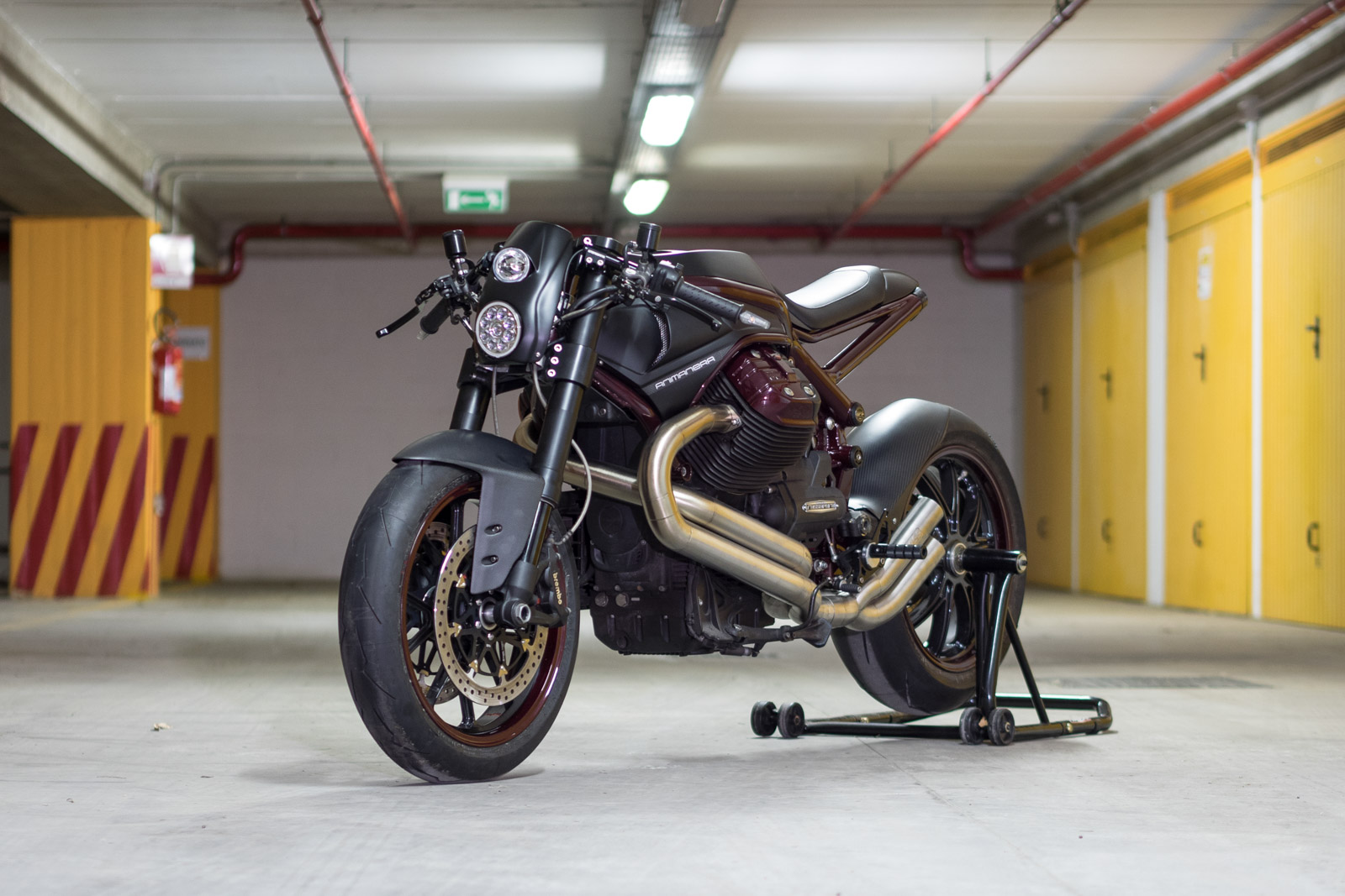 Moto Guzzi "Anima Nera" from Officine Rossopuro