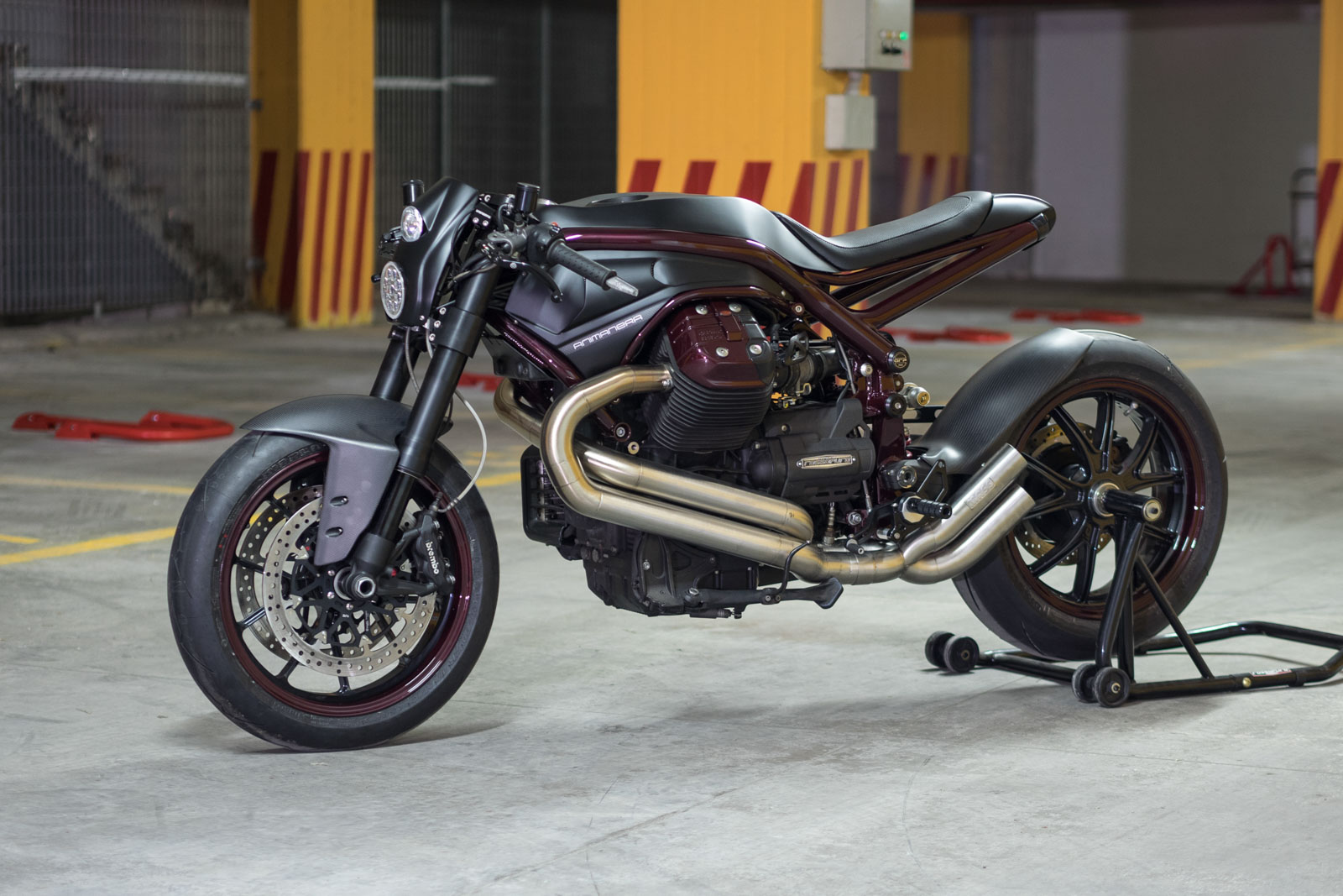 Moto Guzzi "Anima Nera" from Officine Rossopuro