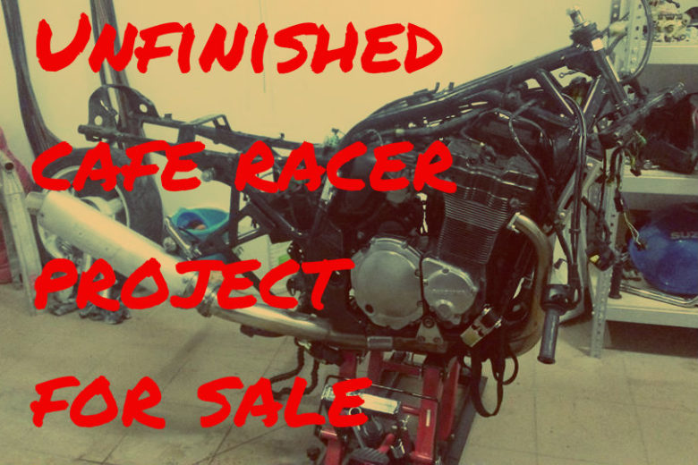 Unfinished cafe racer project for sale