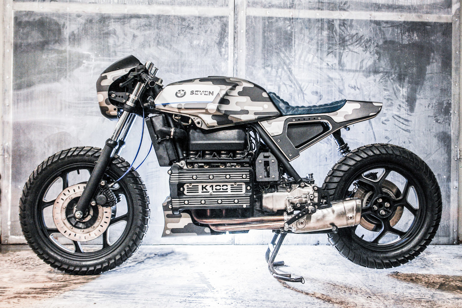 BMW K100 "Camouflage" from Cardsharper Customs