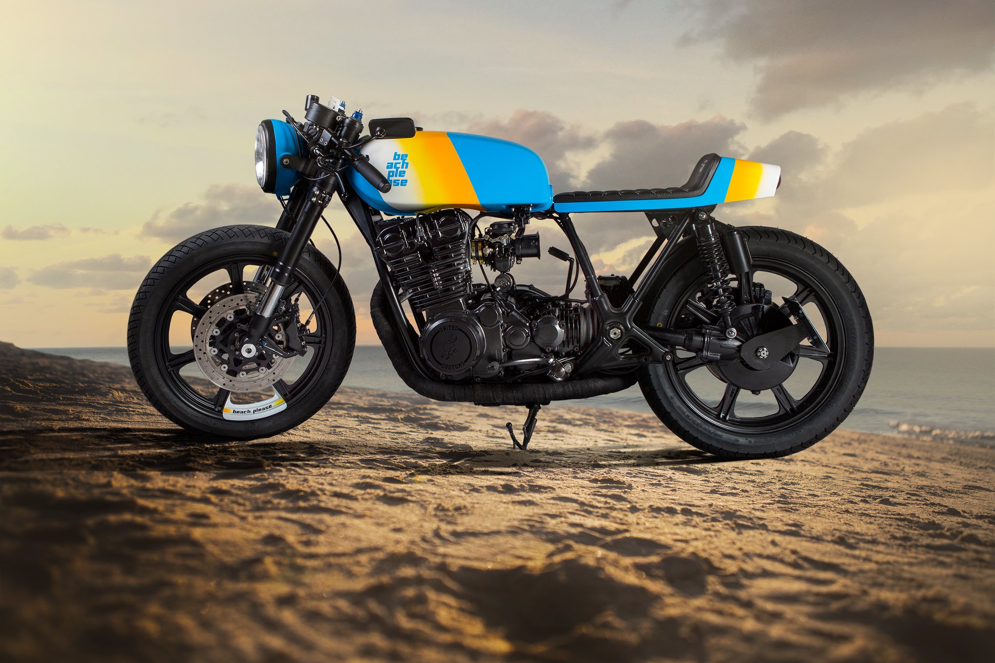 yamaha xs750 cafe racer