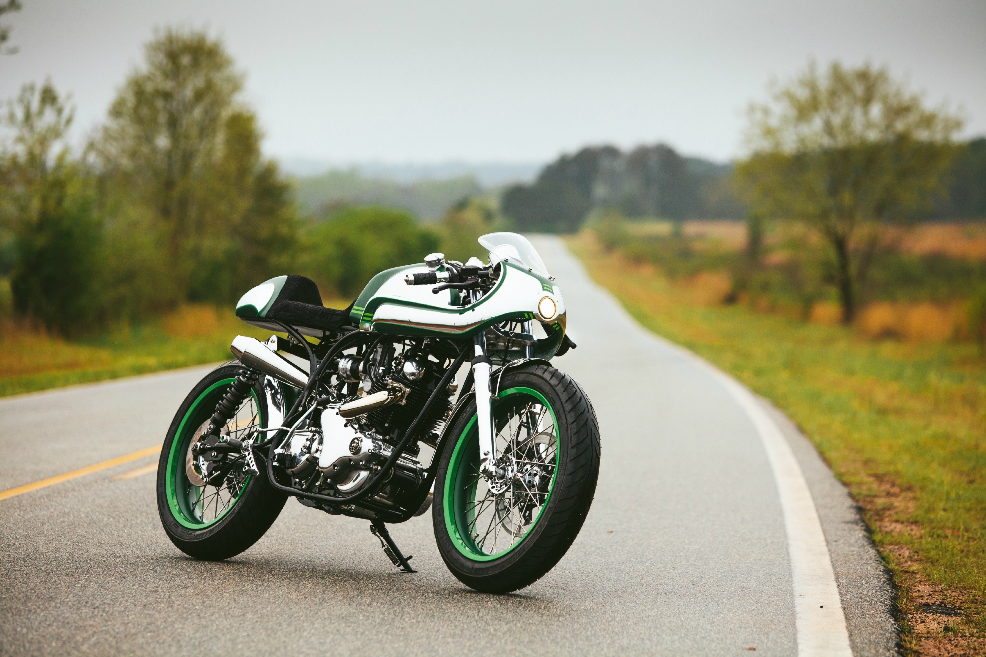 Norton Commando 750 Misty Green By Fuller Moto 6779