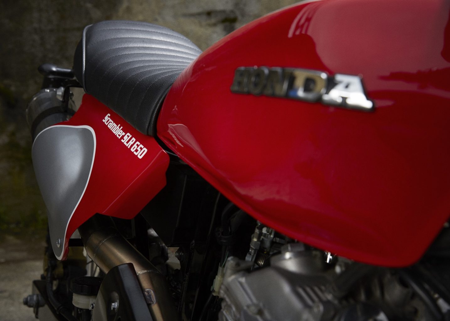 HONDA SLR650 "Little Red Rooster" by Reier Motors