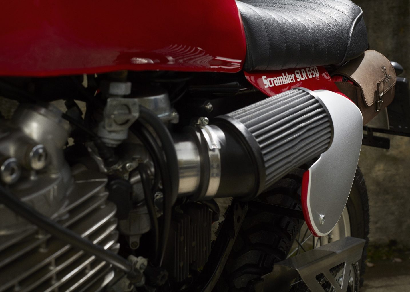 HONDA SLR650 "Little Red Rooster" by Reier Motors