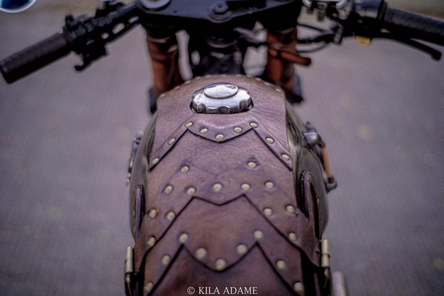 Yamaha XV750 Virago "Drogon" by Kila Adame